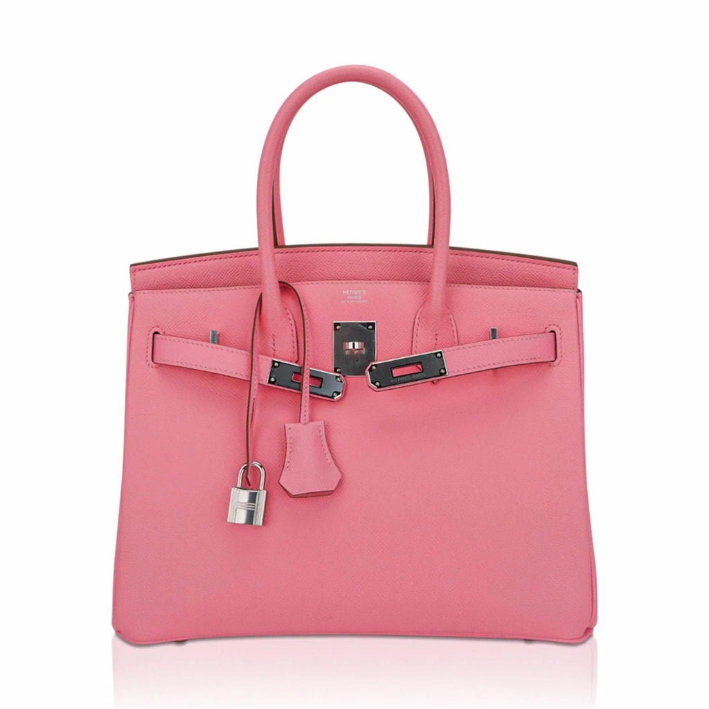 Birkin 30 Bag Rose Confetti Epsom Leather with Palladium Hardware