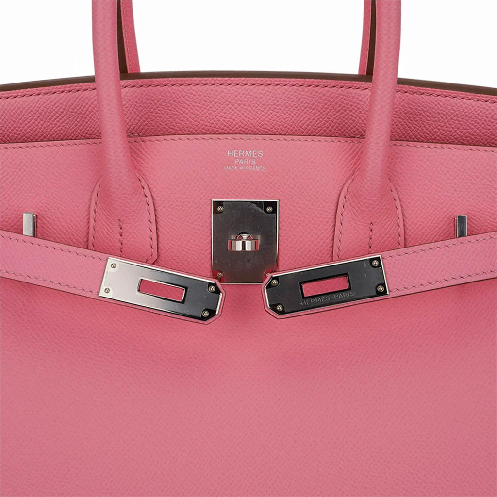 Birkin 30 Bag Rose Confetti Epsom Leather with Palladium Hardware