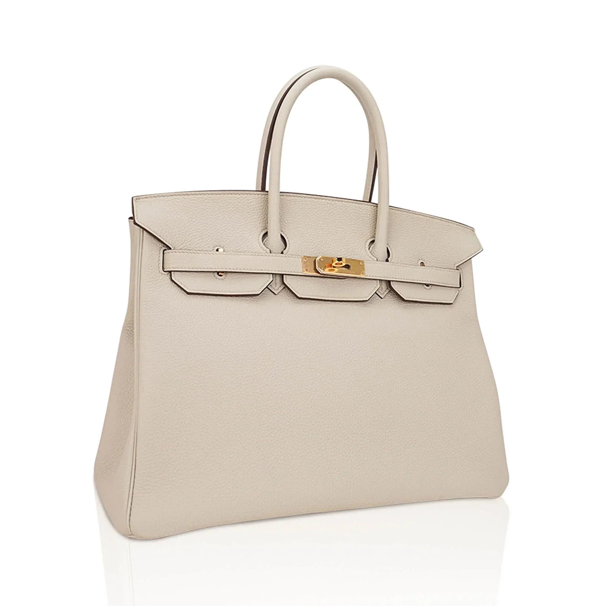 HSS Birkin 35 Trench and Corail Togo Leather Special Order Bag