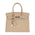 Birkin 30 Bag Trench Neutral Perfection Palladium Hardware