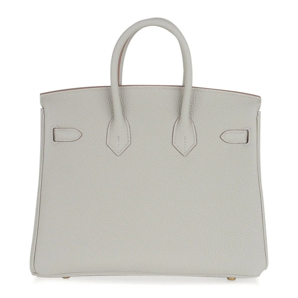 Birkin 25 Bag Gris Perle Togo Gold Hardware