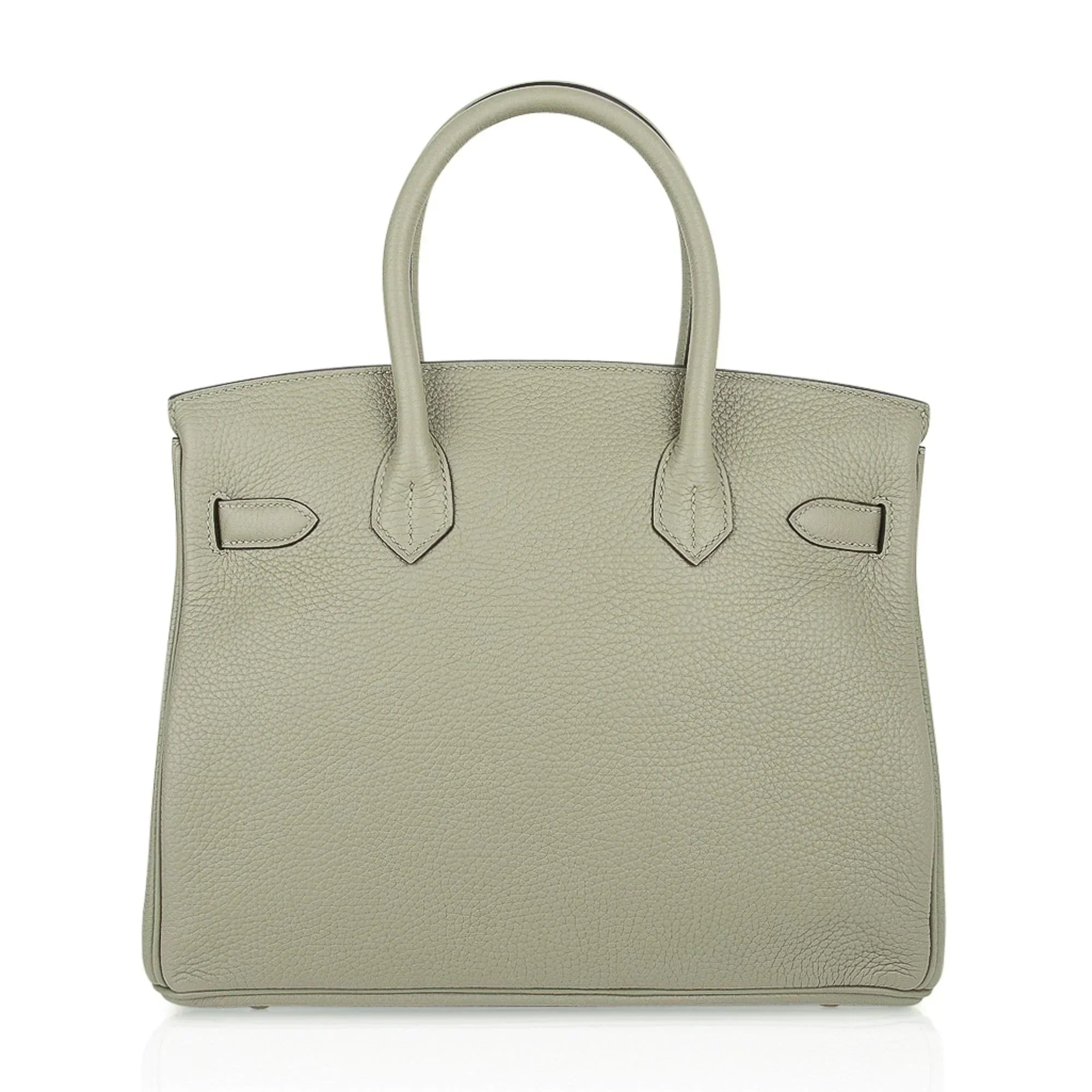Birkin 30 Bag Sage (Sauge) Clemence Leather Gold Hardware